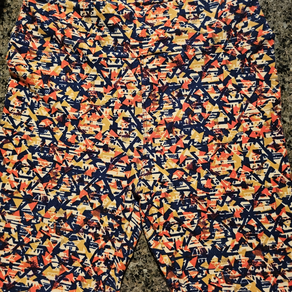 Colorful Abstract Patterned Pants